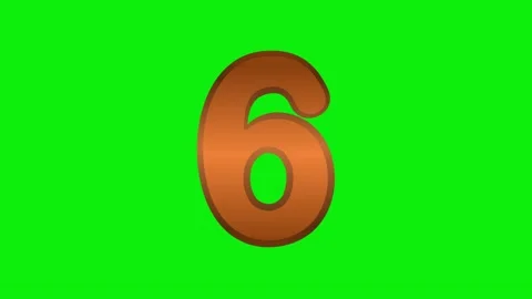 Number Looping on Chroma Key for Compositing Stock Footage 337991174