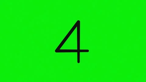 Number Looping Isolated Green Screen Stock Video Stock Footage 337179003