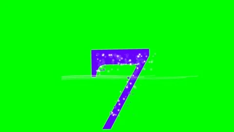 Number Motion on Chroma Key for Compositing Stock Footage 336892909