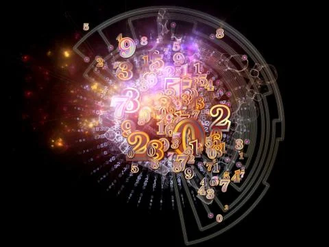 Number Nebulae Illustrazione stock