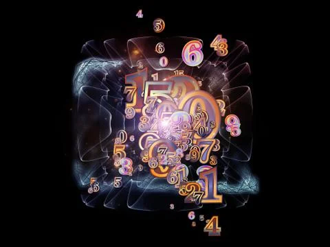 Number Nebulae Illustrazione stock