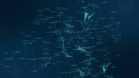 Number networking. Stock Footage 113147263