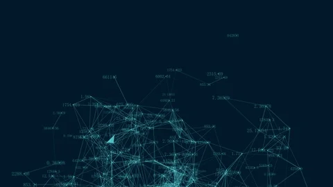 Number networking. Stock Footage 113147459