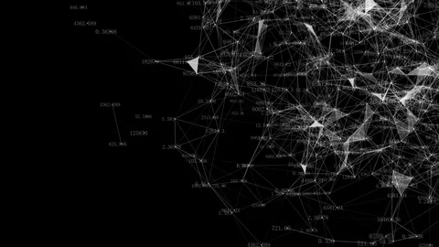 Number networking. Stock Footage 113418693