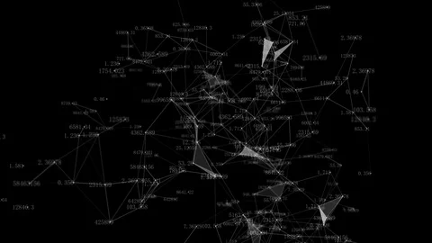 Number networking. Stock Footage 113419238