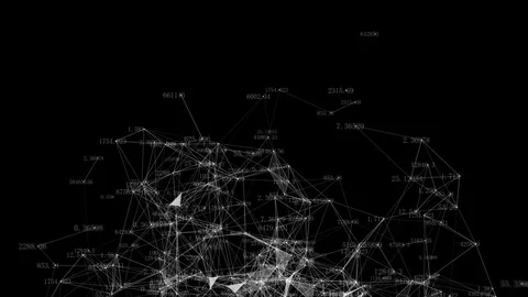 Number networking. Stock Footage 113419279