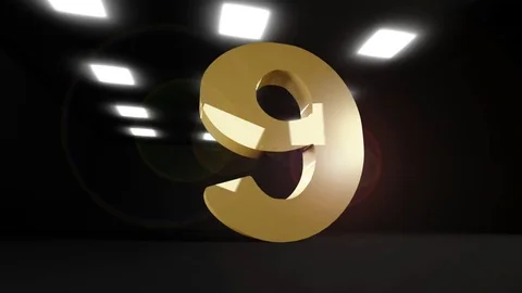 Number Nine Stock-Footage 73744935