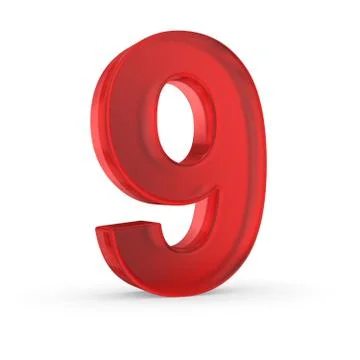 Number nine Stock Illustration