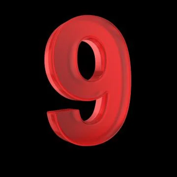 Number nine Stock Illustration