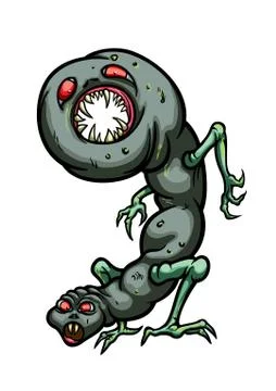 Number nine monster Stock Illustration