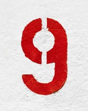 Number nine Stock Photos