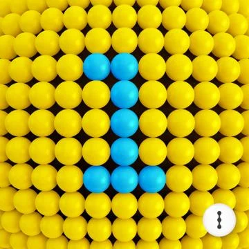 Number one. Abstract mathematics background Stock Illustration