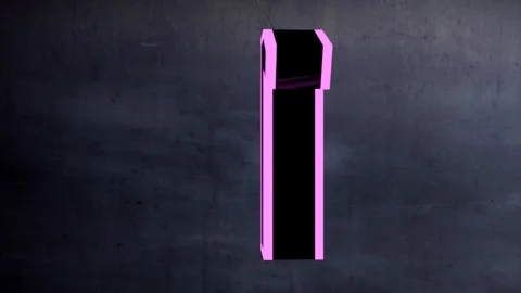 Number One - Animation - 3d Rendering 스톡 동영상 92860540