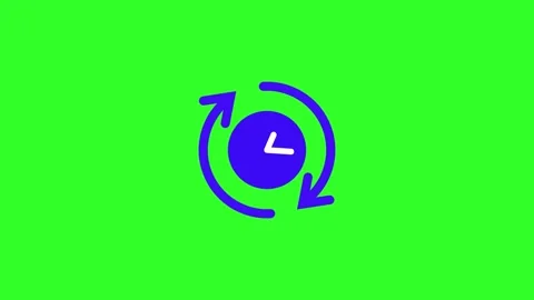 Number One Circular Arrow Loop Design Abstract Pattern Stock Footage 332526353