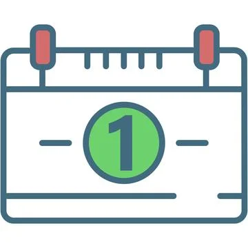 Number one first place on computer icon vector Stock Illustration