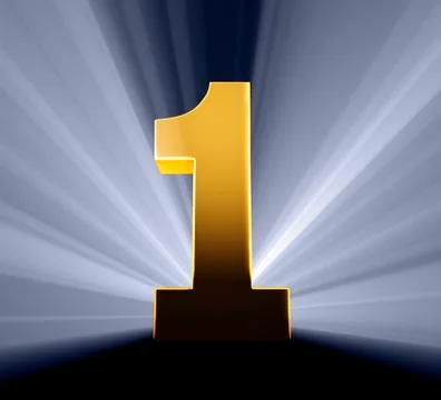Number one! Stock Illustration