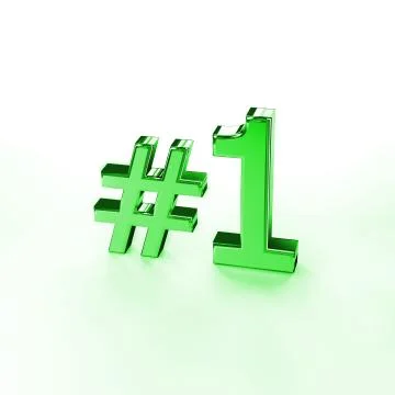 Number One Stock Illustration