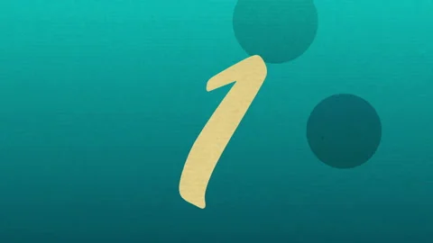 Number One For Intro and Countdowns Stock Footage 154919090