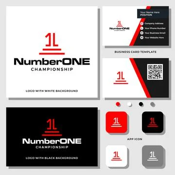 NUMBER ONE LOGO Stock Illustration