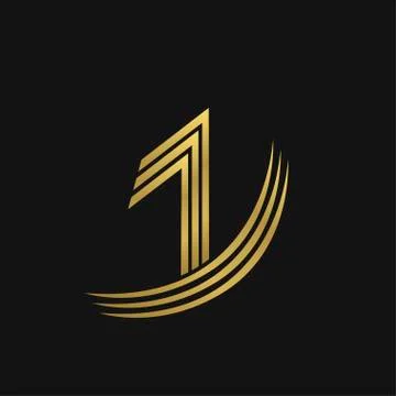 Number one symbol Stock Illustration