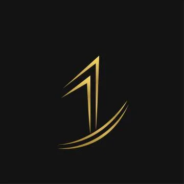 Number one symbol Illustrazione stock