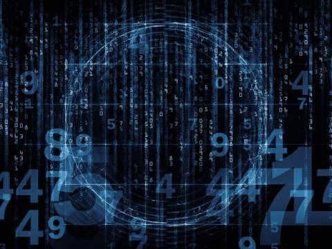 Number Processing イラスト素材