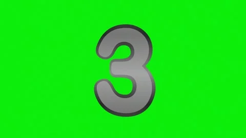 Number Professional Isolated Green Screen Stock Video Video stock 337099588