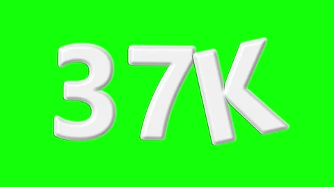 Number Professional Motion Graphic Overlay Video stock 341587341