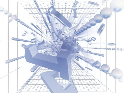 Number Propagation Ilustração Stock