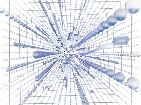 Number Propagation Ilustração Stock