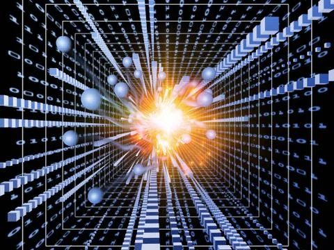 Number Propagation Ilustração Stock