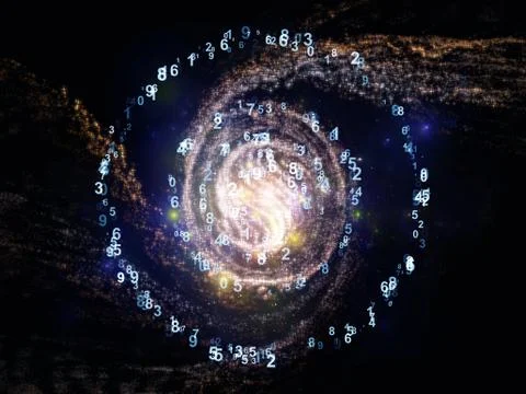 Number Propagation 스톡 일러스트