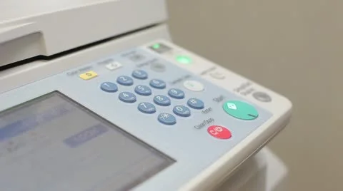 Number Push For Fax Stock Footage 11500288