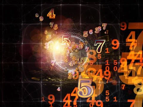 Number Reality Stock Illustration