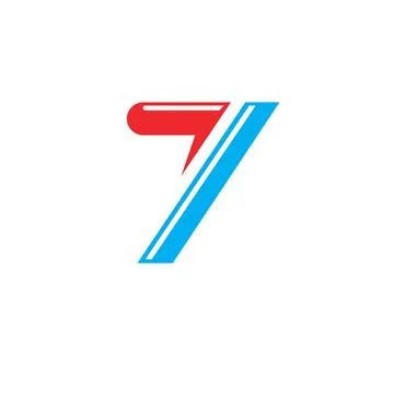 Number seven icon vector illustration design Stock Illustration