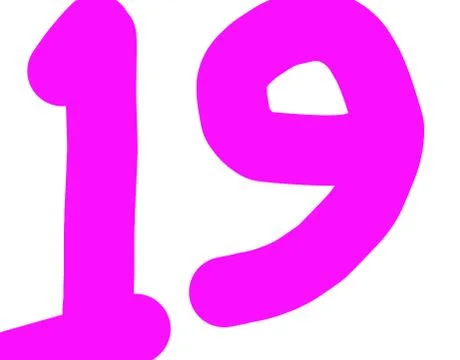Number sign Illustrazione stock