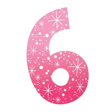 Number six Stock Illustration