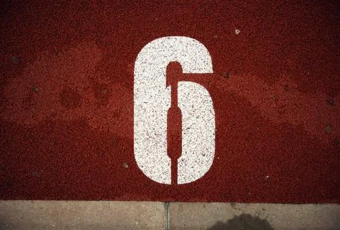 Number Six Stock-Fotos