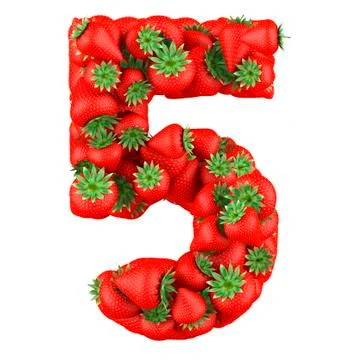 Number of Strawberry イラスト素材