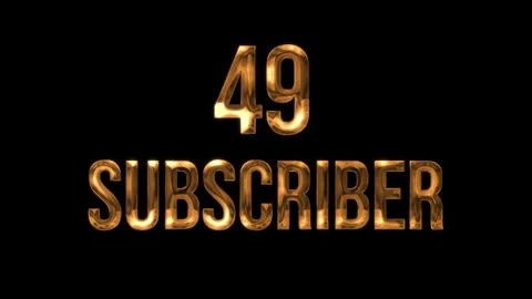 Number Subscriber 1 Stock Footage 342284009