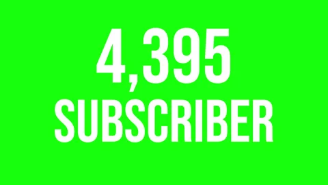 Number Subscriber 10 Stock Footage 342671272