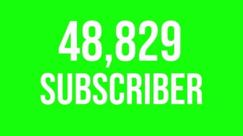 Number Subscriber 13 Stock Footage 342671436