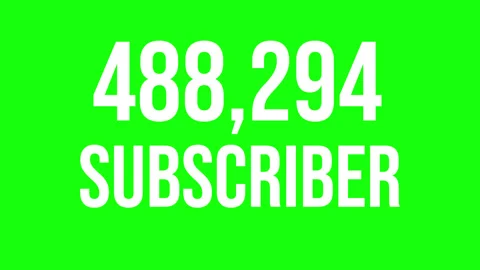 Number Subscriber 15 Stock Footage 342671485