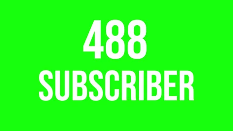 Number Subscriber 2 Stock Footage 342671482