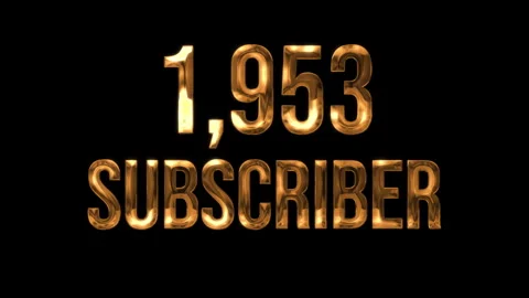 Number Subscriber 5 Stock Footage 342284170