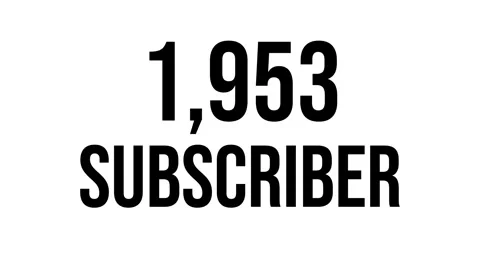 Number Subscriber 5 Stock Footage 342285365