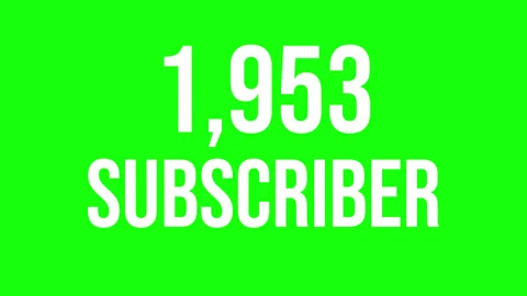 Number Subscriber 5 Stock Footage 342671461