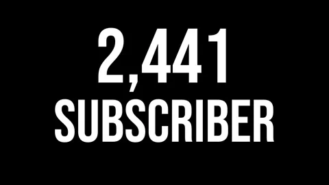Number Subscriber 6 Stock Footage 342283297