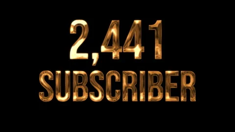 Number Subscriber 6 Stock Footage 342284806
