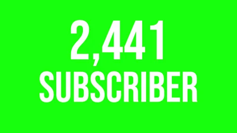 Number Subscriber 6 Stock Footage 342669876